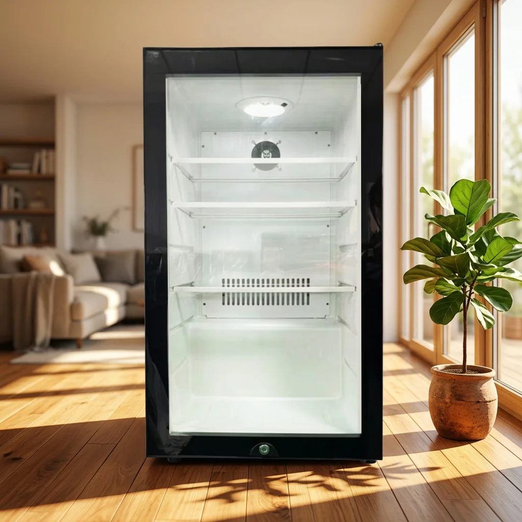 95L Small Mini Fridge Refrigerator Compact Fridge for Hotel Bedroom Office Mini Bar