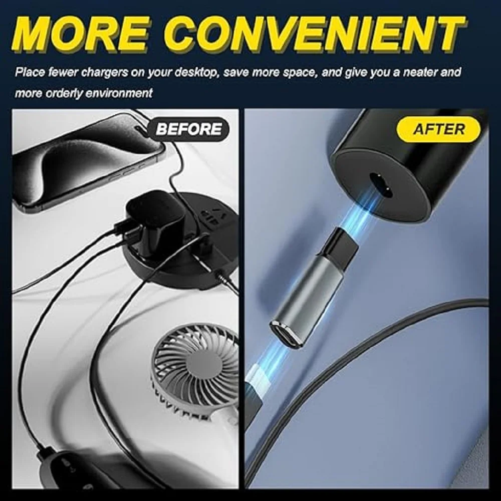 For Philips One Blade 15V Type-C Shaver Adapter Charging ConverterQP6520 QP6530 QP6510 HQ8505 Electric Beard Trimmer