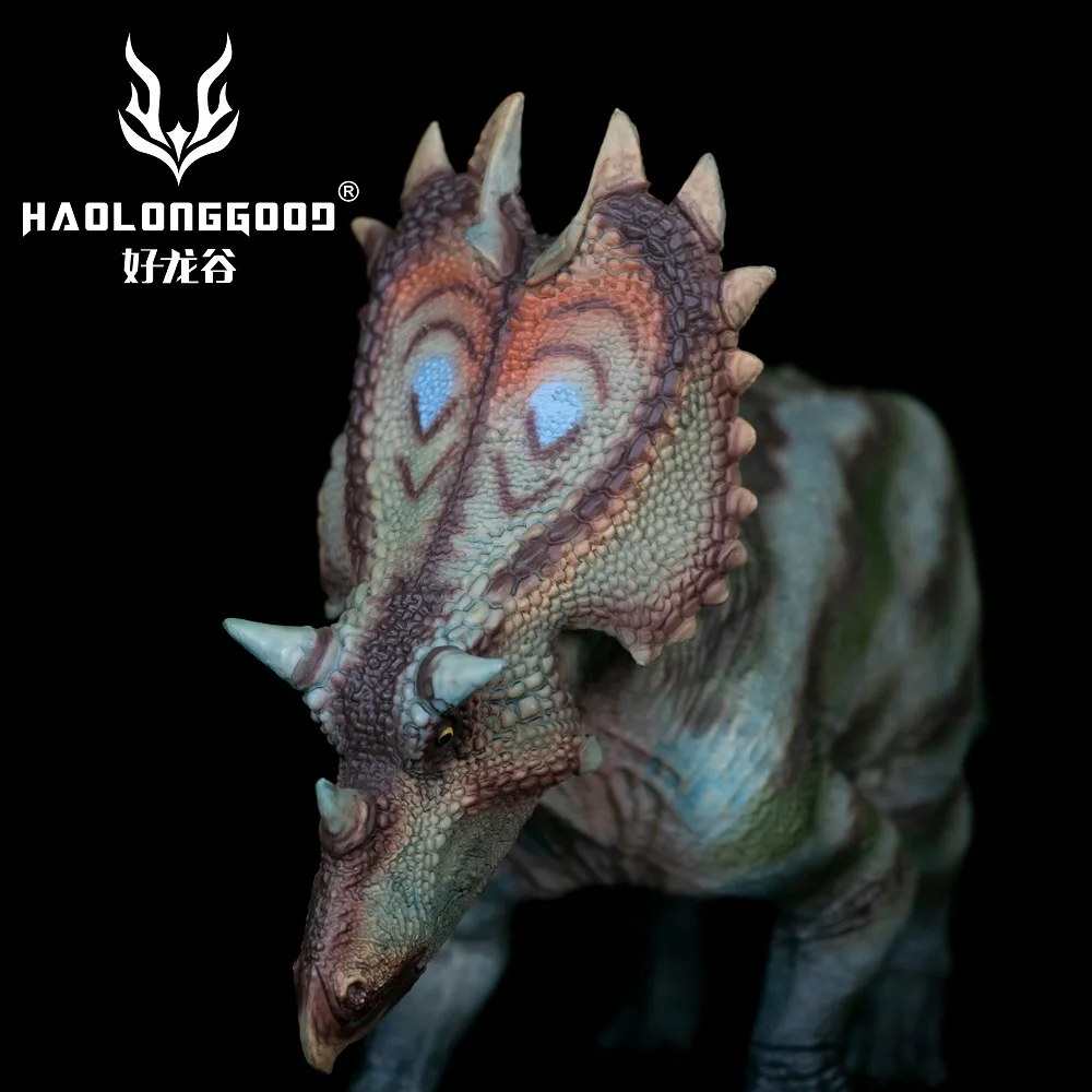 Haolonggood 1/35 Utahceratops figurki dinozaurów Model zwierzęcia zabawka