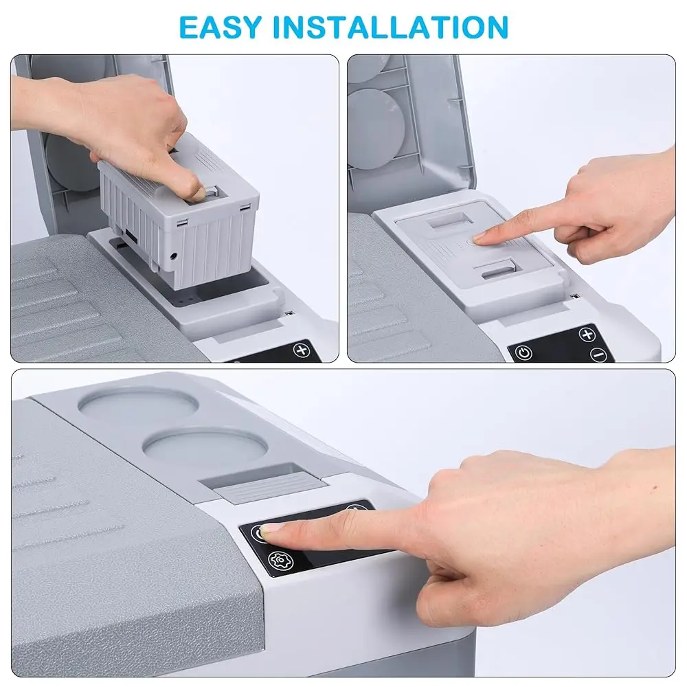 15600Mah Lithium Electric Cooler Battery - Efficient Power Source For Car Refrigerator, Versatile Battery For Portable Freezer,