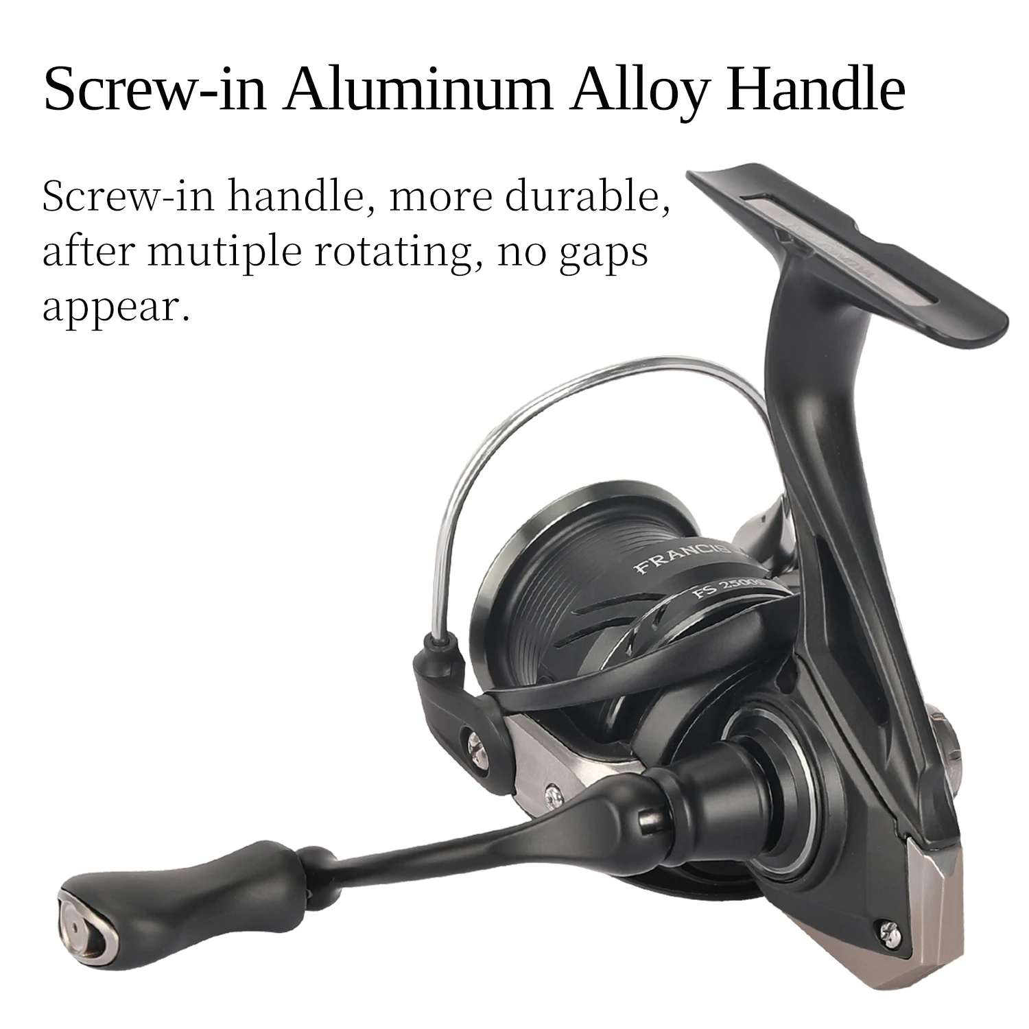 TSURINOYA بكرة صيد دوارة FRANCIS FS PRO 800S 1000 C2000S 2500S 3000M 4000M 158g بكرة ضحلة متعددة الاستخدامات طويلة المصبوبة #3