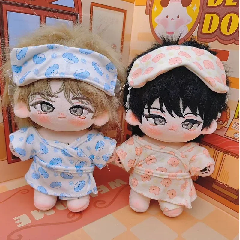 Stuffed Original Night by the Sea 20cm Yeo Taejoo and Kim Euihyun Cotton Dolls BL Manga Handsome Dress Up Plush Puppet Gift Toys