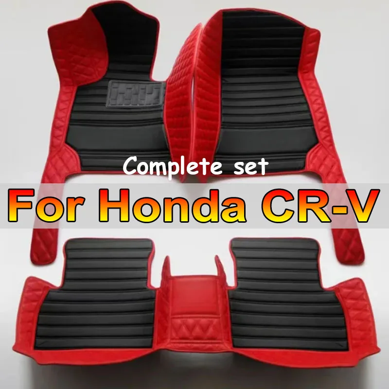 

LHD Car Floor Mats For Honda CR-V CRV 2011 2010 2009 2008 2007 Auto Interior Accessories Carpets Custom Waterproof Leather Rugs