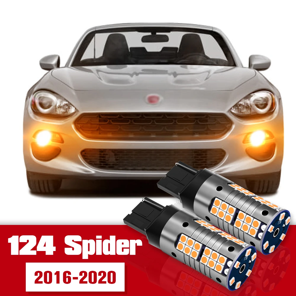 2pcs LED Accessories Turn Signal Light Bulb Lamp For Fiat 124 Spider 2016 2017 2018 2019 2020