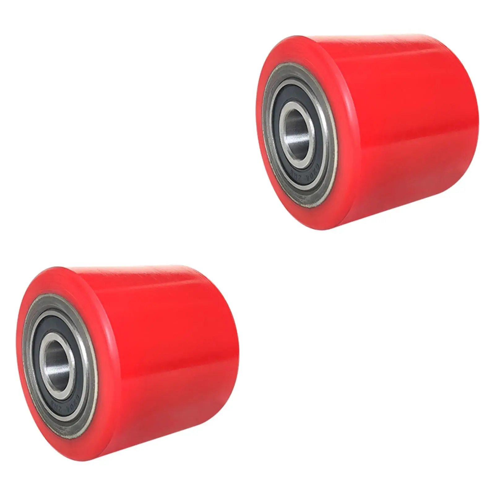 

Set of 2 Pallet Truck Wheels with Bearings for Load Handling