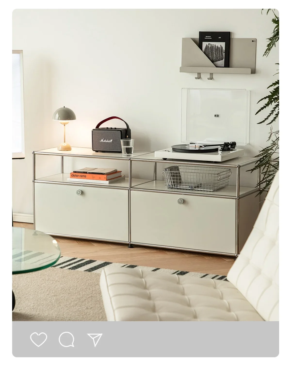 Sideboard Haller Schrank Lagerregal Modul Modulare DIY Möbel Edelstahl Metallplatte