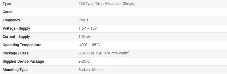 10PCS LMC555CMX  LMC555CM  555 SOIC-8 Type, Timer/Oscillator (Single) IC 3MHz 8-SOIC