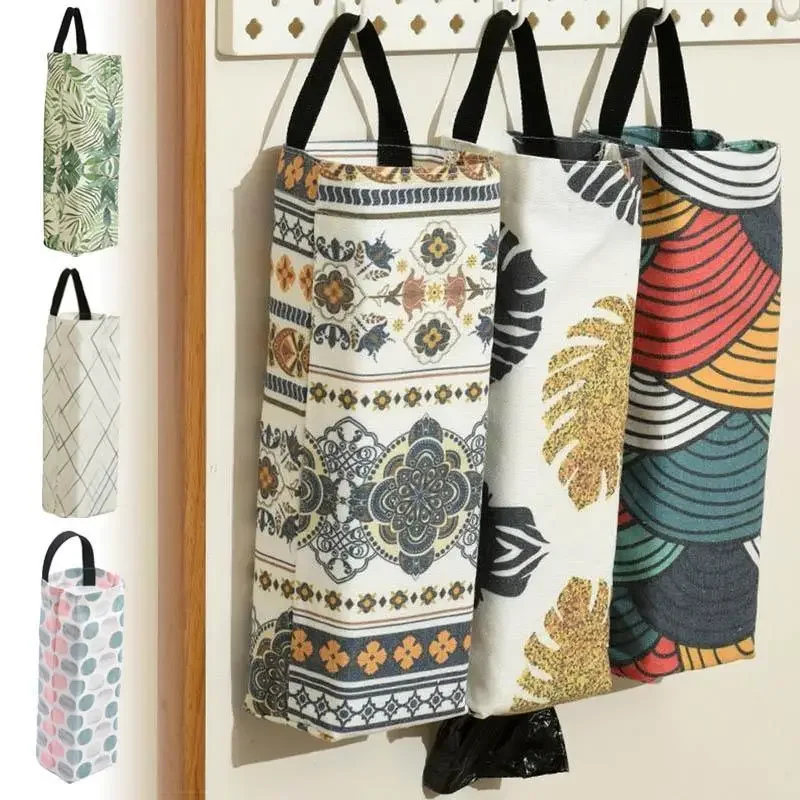 

Multi-functional Garbage Bag Storage for Household Kitchen Hanging Bag Wall Color Extraction Type Sort Debris Storage Bag