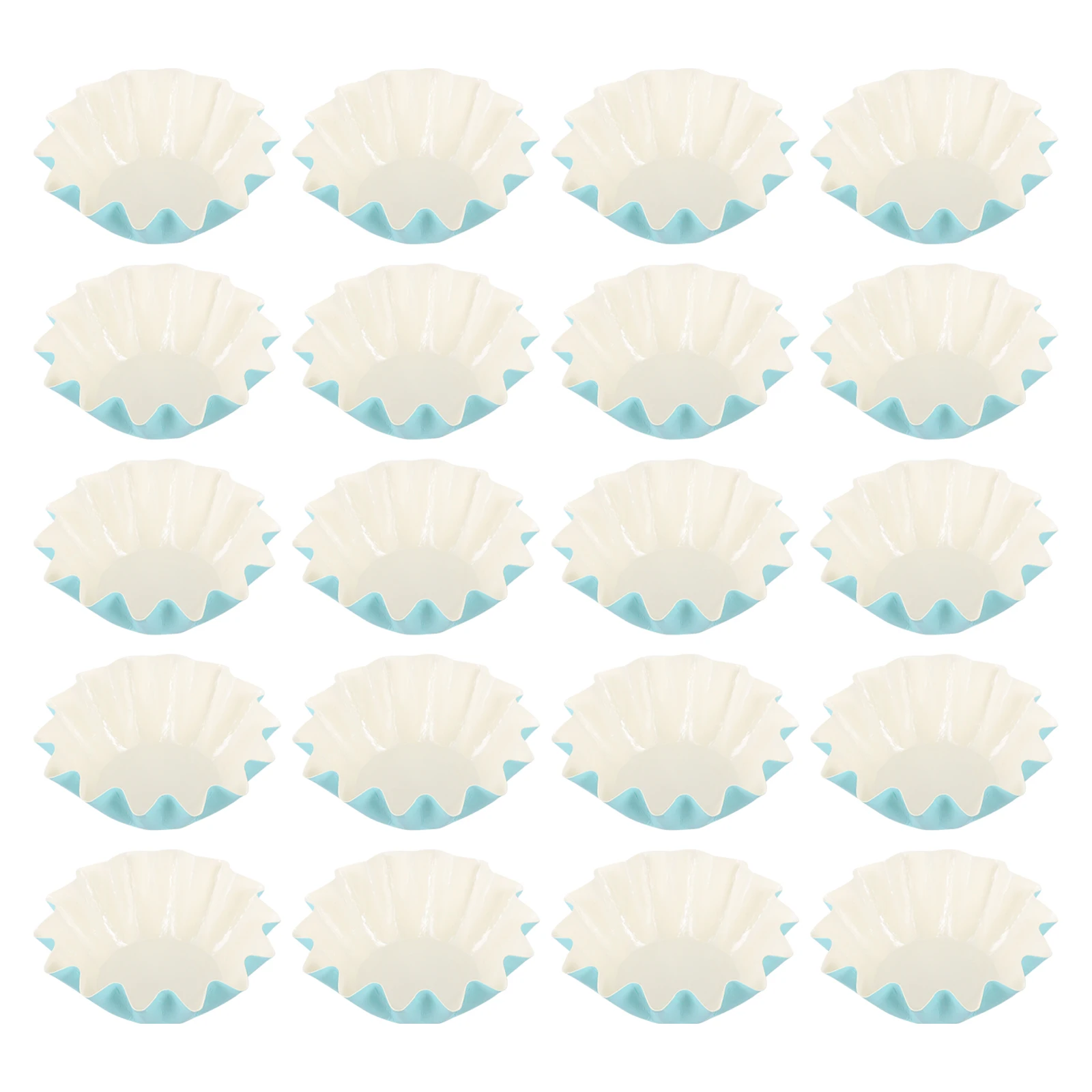 

50 Pcs Wax Paper Trays for Aromatherapy Heater Liners Melt Warmer Blue Cups Easy Clean Disposable Leakage Protection