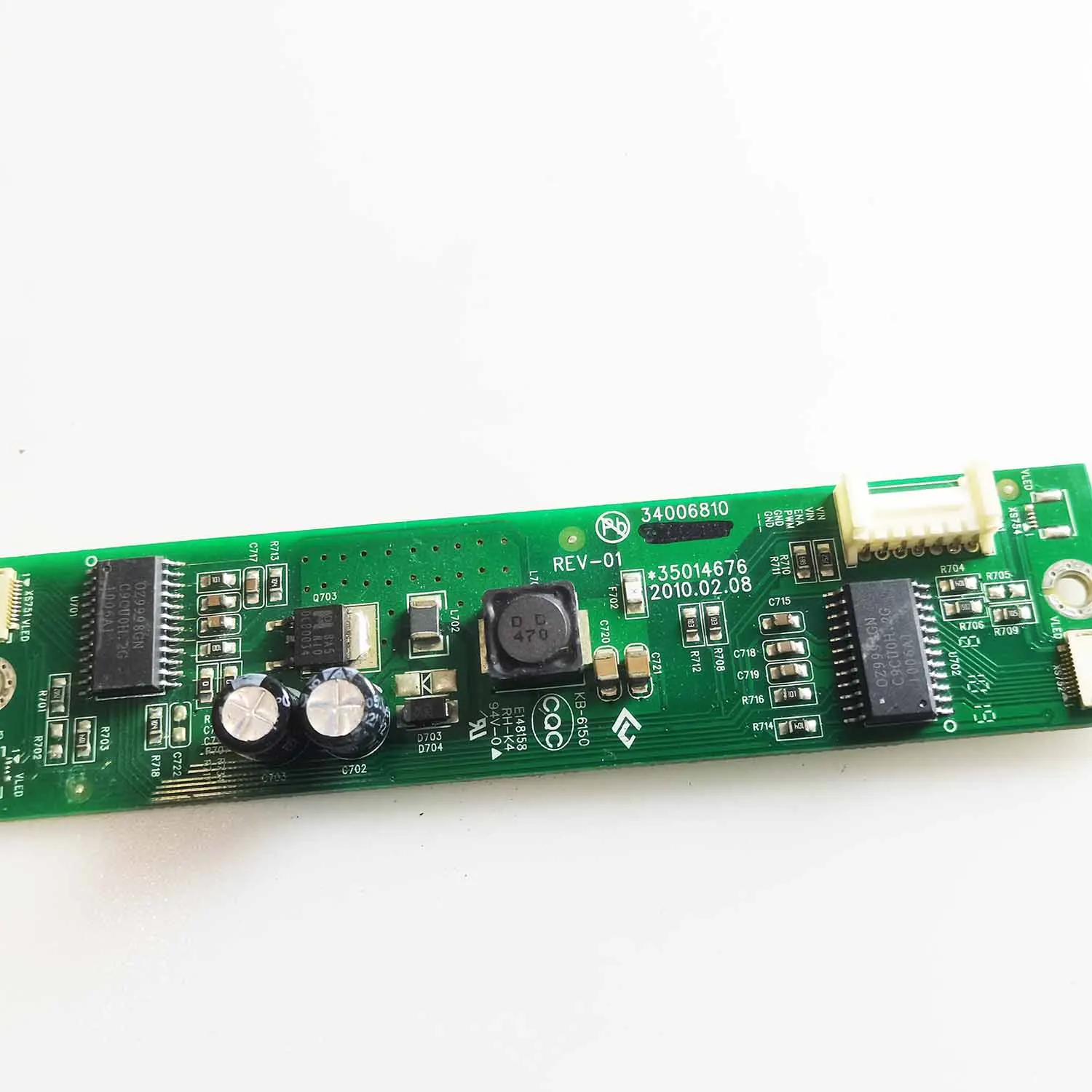 Alta tensão Bar Inverter, E148158 RH-K4 REV-01, 34006810