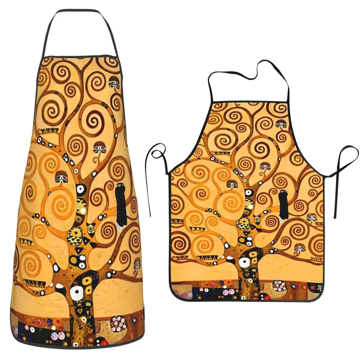 

Фартуки Gustav Klimt «Древо жизни» шеф-повара для приготовления пищи, нагрудник без рукавов, кухонный сарафан для уборки для женщин и мужчин, садоводство