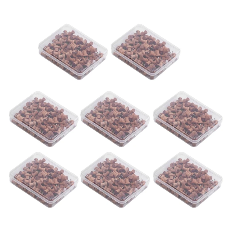 шт. деревянные канцелярские кнопки для школы, офиса, доска объявлений, пробковая доска, булавка для доски объявлений, для