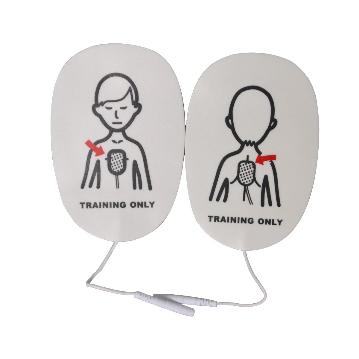 

3Pair Children AED Training Defibrillation Electrode Conducting Patch AED Training Self Adhesive Emergency Rescue Kit