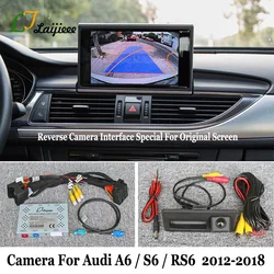 For Audi A6 S6 RS6 C7 2012~2018 Original Screen Plug and Play HD Night Vision Parking Aid Front Rear View Backup Reverse Camera