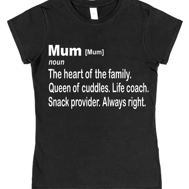 Funny Mum Dictionary Definition T Shirt Cute Affectionate For Mothers