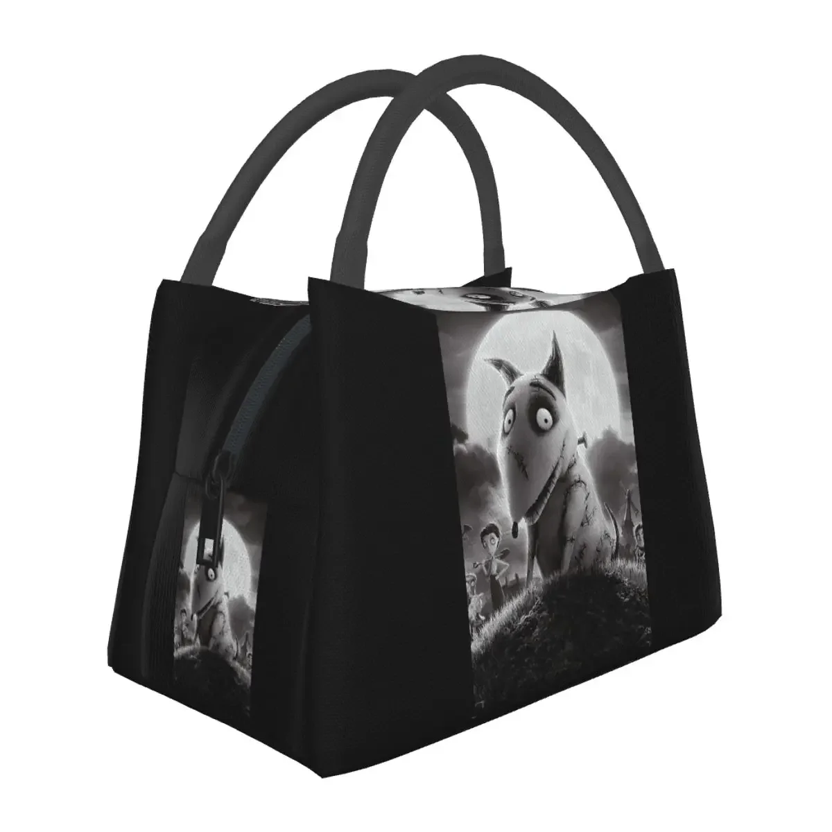 

Sparky Dog Frankenweenie Сумки для обеда Изолированная коробка для бенто Портативная сумка для обеда Сумки для пикника Термосумка-холодильник для женщин и девочек