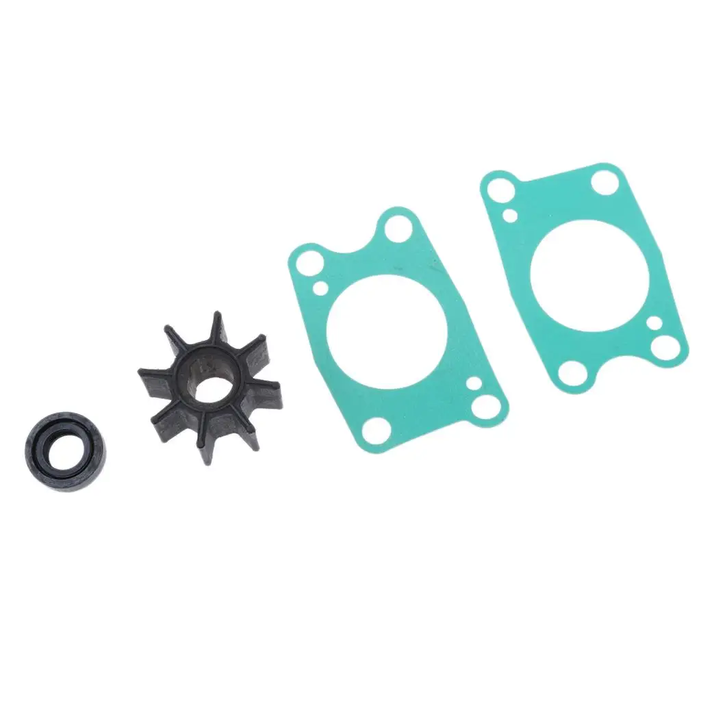 Water Pump Impeller Turbine Service Kit Black Green Plastic Outboard Motor Replacement for Honda BF4.5 BF5A