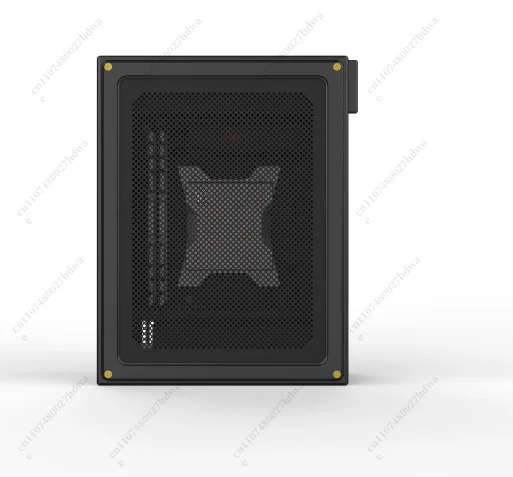 Direct-Mount 1U Thick Aluminum CNC Half-Height Dual-Slot Blade Card ITX Mini Case
