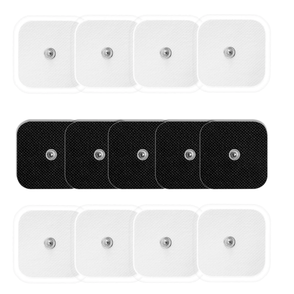 

Physiotherapy Electrodes Pads Non-woven Fabric Adhesive Gel Replacement Patch for Tens Unit EMS Electric Muscle Stimulator Tool