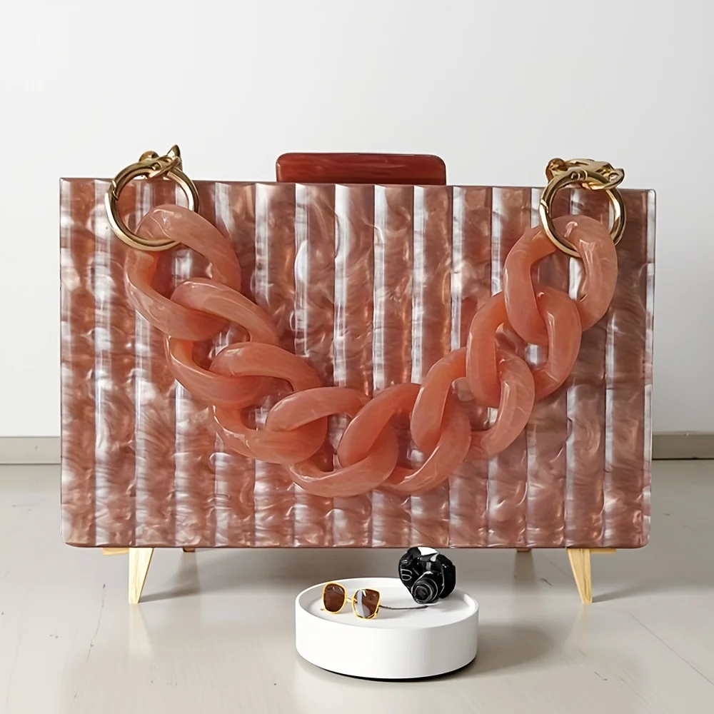 

Women Gift Marble Luxury Wedding Lady Evening Bag Cute Handbag Shoulder Wallet Carteras Para Mujer Design Acrylic Clutch Purse