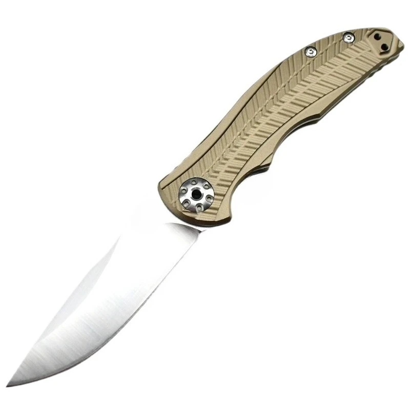 Z 0609 Portable Pocket Knife with D2 Blade TC4 Titanium Handle High Hardness and Sharp Outdoor Camping Folding Knife Men's Gifts