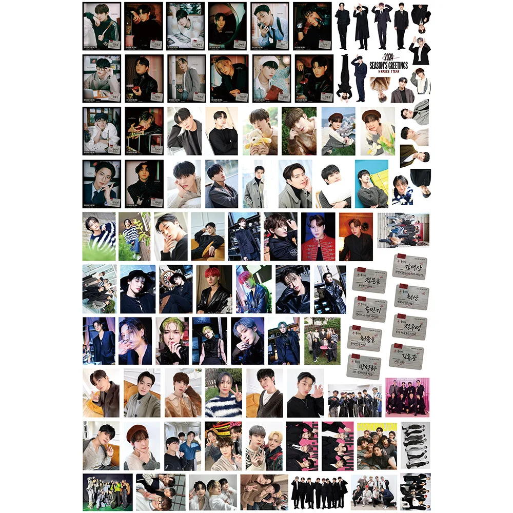 99pcs/set Kpop ATEEZ Stickers Waterproof HD High Quality Photo for laptop Cup Notebook Stickers Deco Stickers Fan Gifts