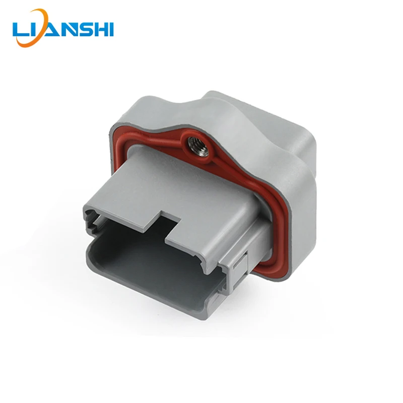 

AT04-12PA-PM05 Amphenol type flanged pbc board end with 12in waterproof plug harness connector sheath with terminal