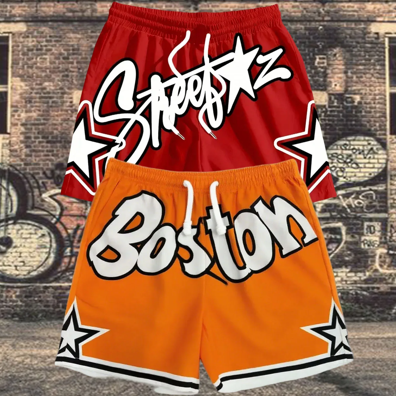 

New Men's/Women Quick Drying Breathable Shorts Beach Outdoor Daily Trendy Loose Shorts Off Road Sports Motorcycle Printed Shorts