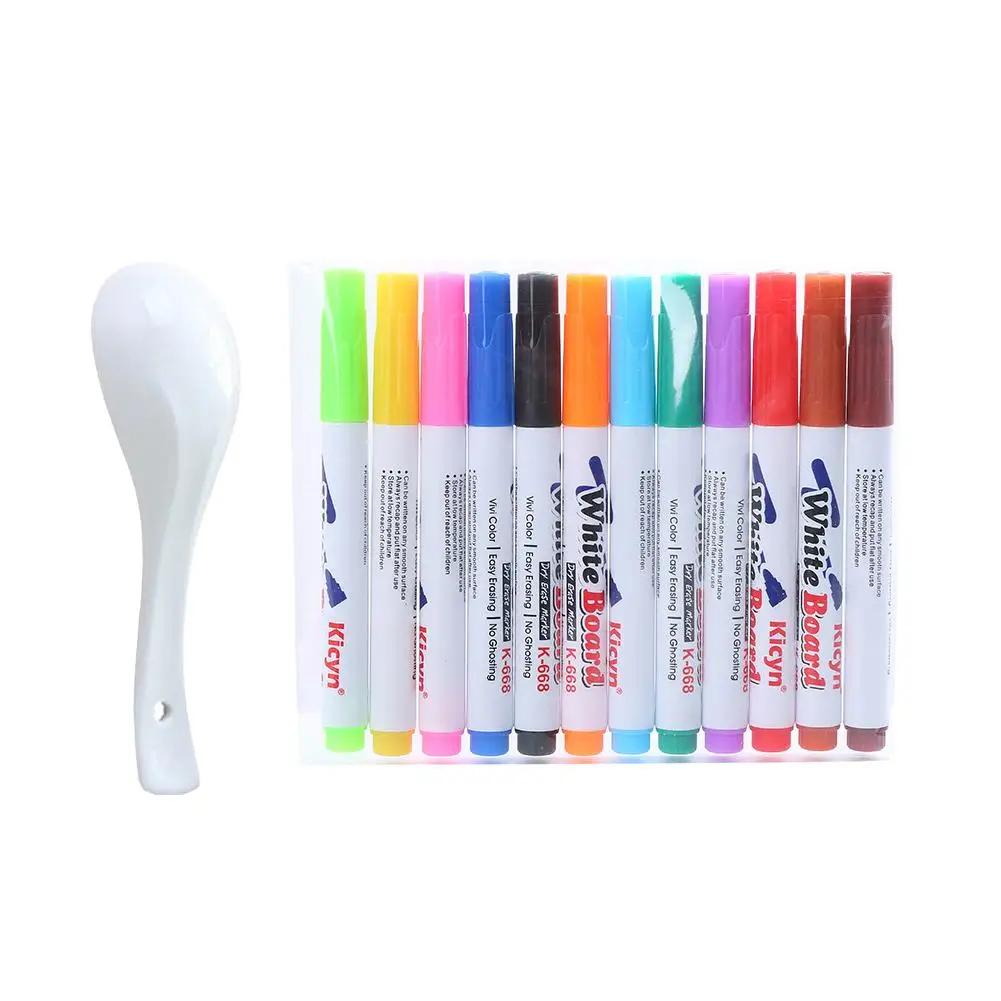 Magical Water Painting Pen Colorful Mark Pen Markers Floating Ink Pen Doodle Water Pens Children Learning Painting Tool