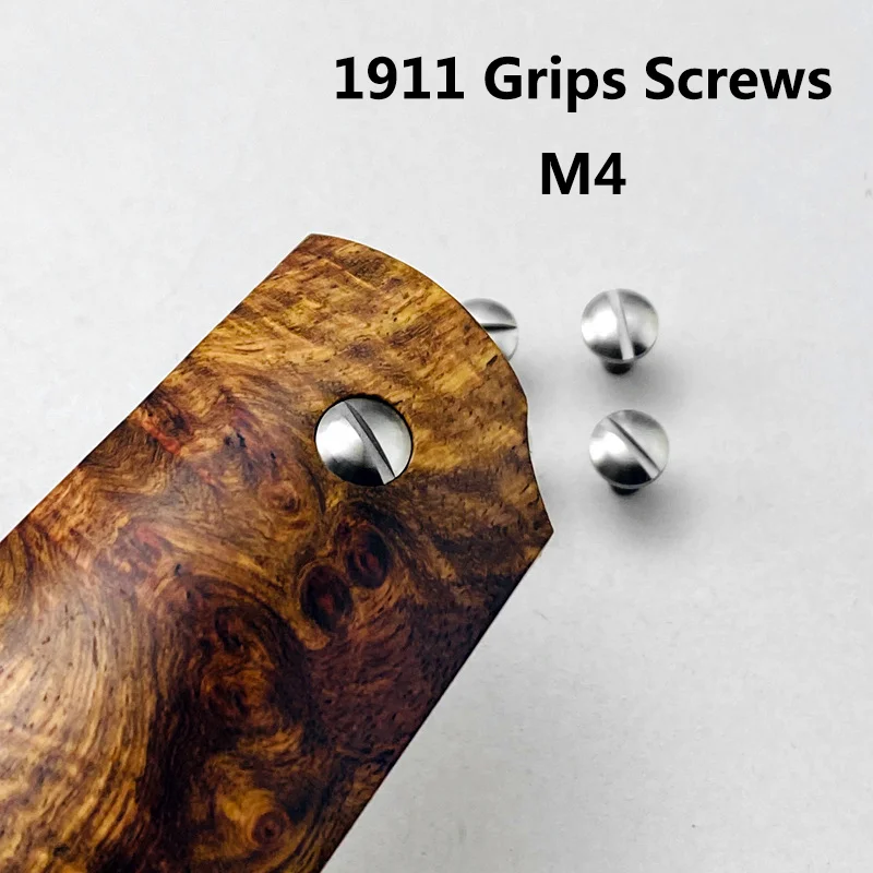 Conjunto de m4 Rosca 1911 Apertos Lidar com Parafusos para 1911 Modelos de Madeira Lidar com Unhas Faça Você Mesmo Fazendo Acessórios Peças com Chave Aço Inoxidável 1
