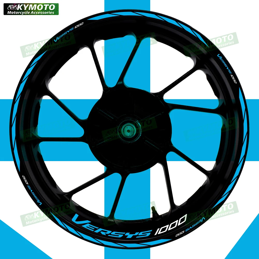 

For VERSYS1000 VERSYS 1000 motorcycle accessories 17 inch front and rear wheel stickers reflective wheel stickers rim stickers