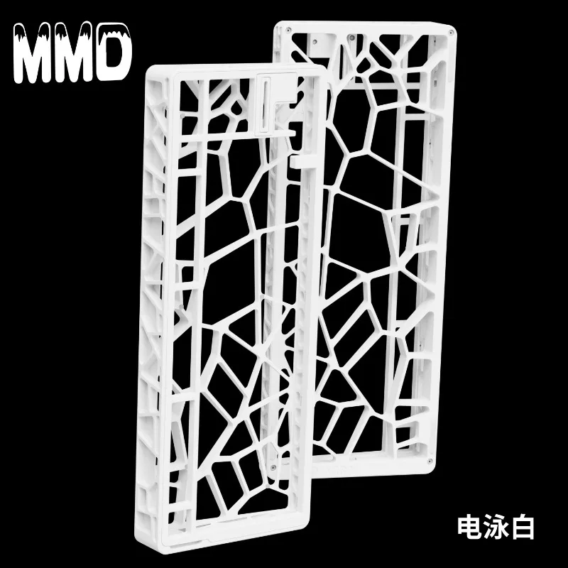 Cangkang Keyboard Mmd Ar80 Hollow Out, Cangkang Keyboard dari Paduan Aluminium, Kit Keyboard Kompatibel dengan Kit Keyboard Wooting 80he, Ergonomis