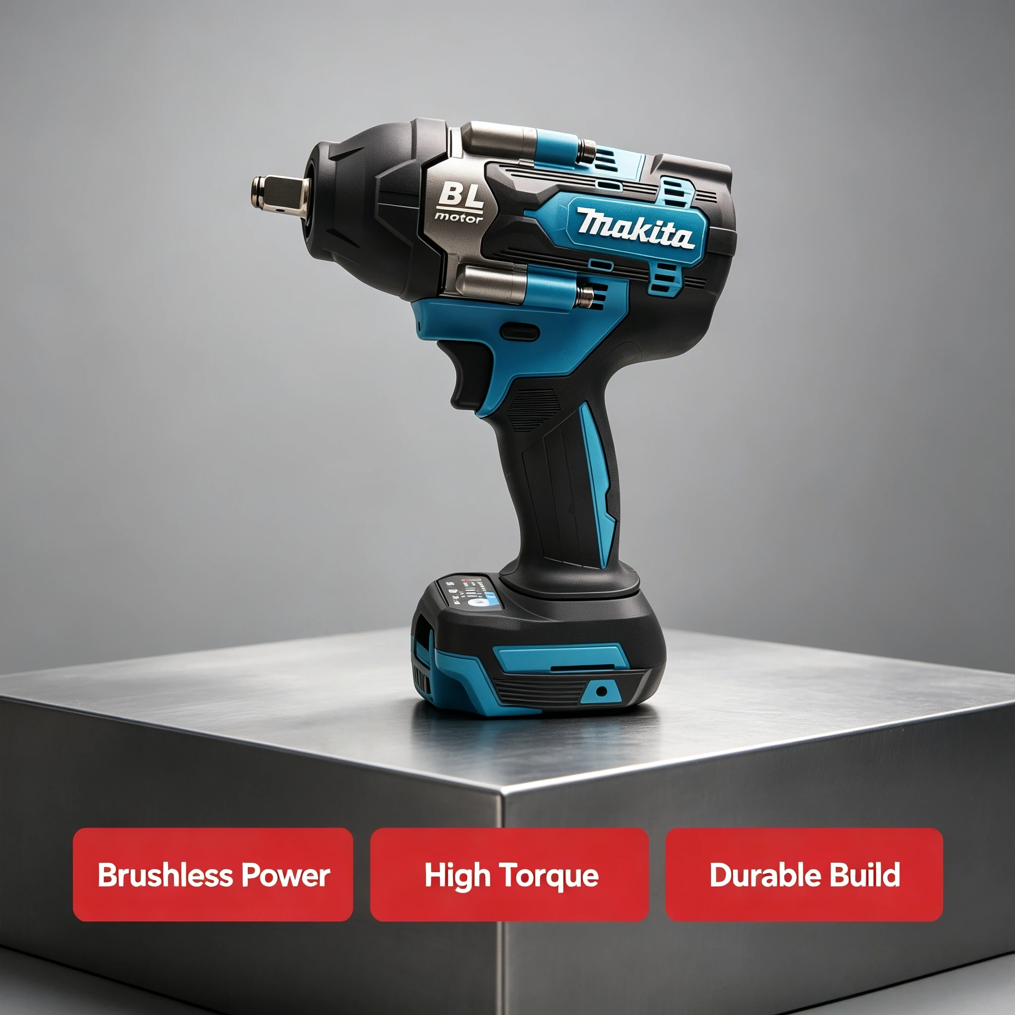 Power Tools In Automotive - マキタ DTW700 18V ブラシレス コードレス インパクトレンチ、ハンディ型電動レンチ、自動車修理用工具