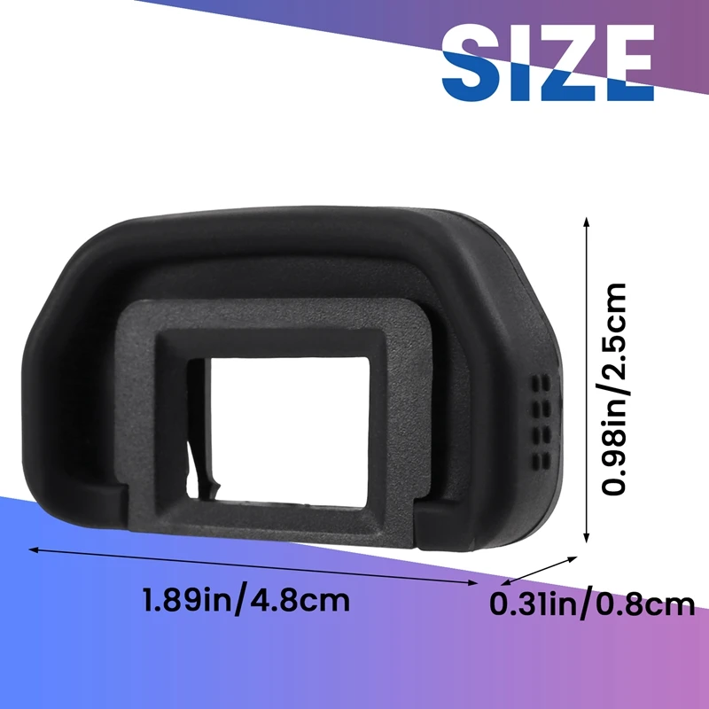 Protector de visor de repuesto para cámara, visor ocular de 18Mm Eb para Canon Eos 80D 70D 60D 77D 50D 5D 5D Mark Ii 6D 6D Mark Ii 40