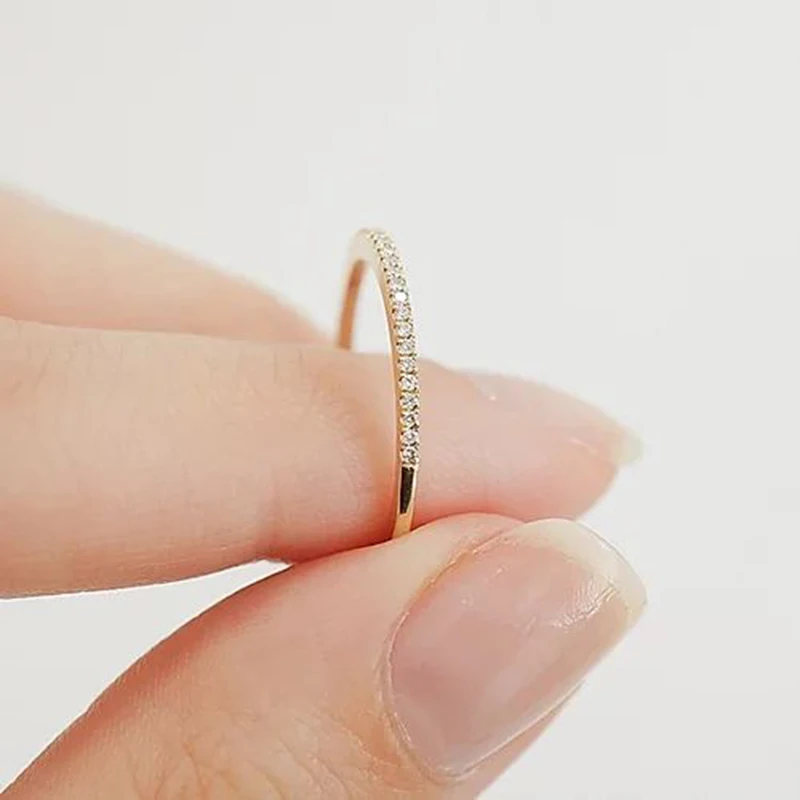 Half‑Eternity Moissanite Stackable Matching Bridal Wedding Band for Women, 925 Sterling Silver, 1.3mm 1.6mm 1.8mm 2.0mm Width Options Fine Jewelry, Ideal Birthday Party Anniversary Holiday Gift Accessories