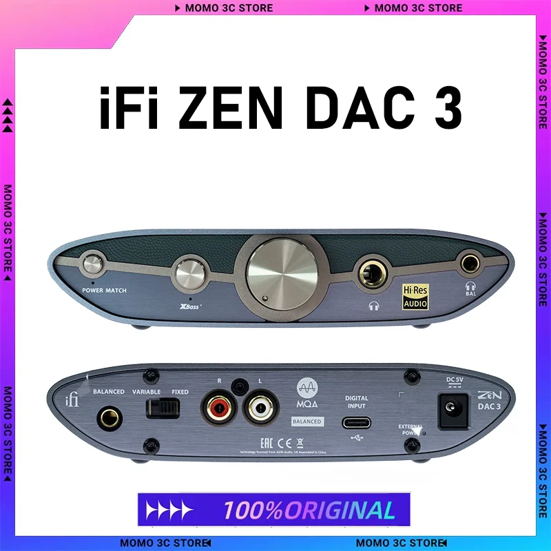 

IFi ZEN DAC 3, сбалансированный настольный HD HiFi Fever USB-декодер, ушной усилитель, встроенный ПК