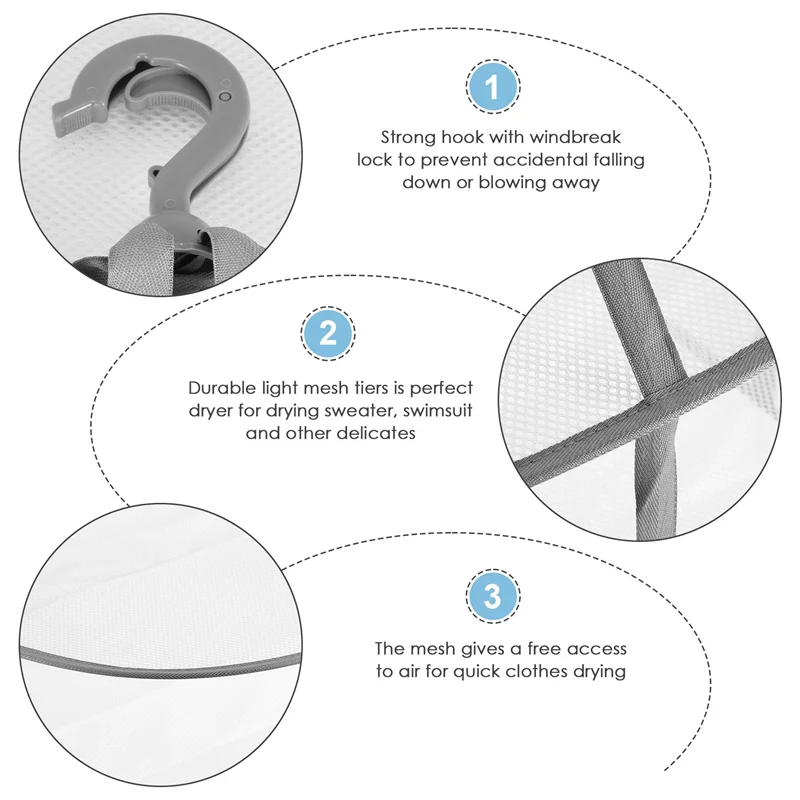 LICE-سترة تجفيف الرف شنقا الملابس معلقة مجفف الغسيل شبكة تجفيف الرف، رفوف مجفف الملابس قابلة للطي