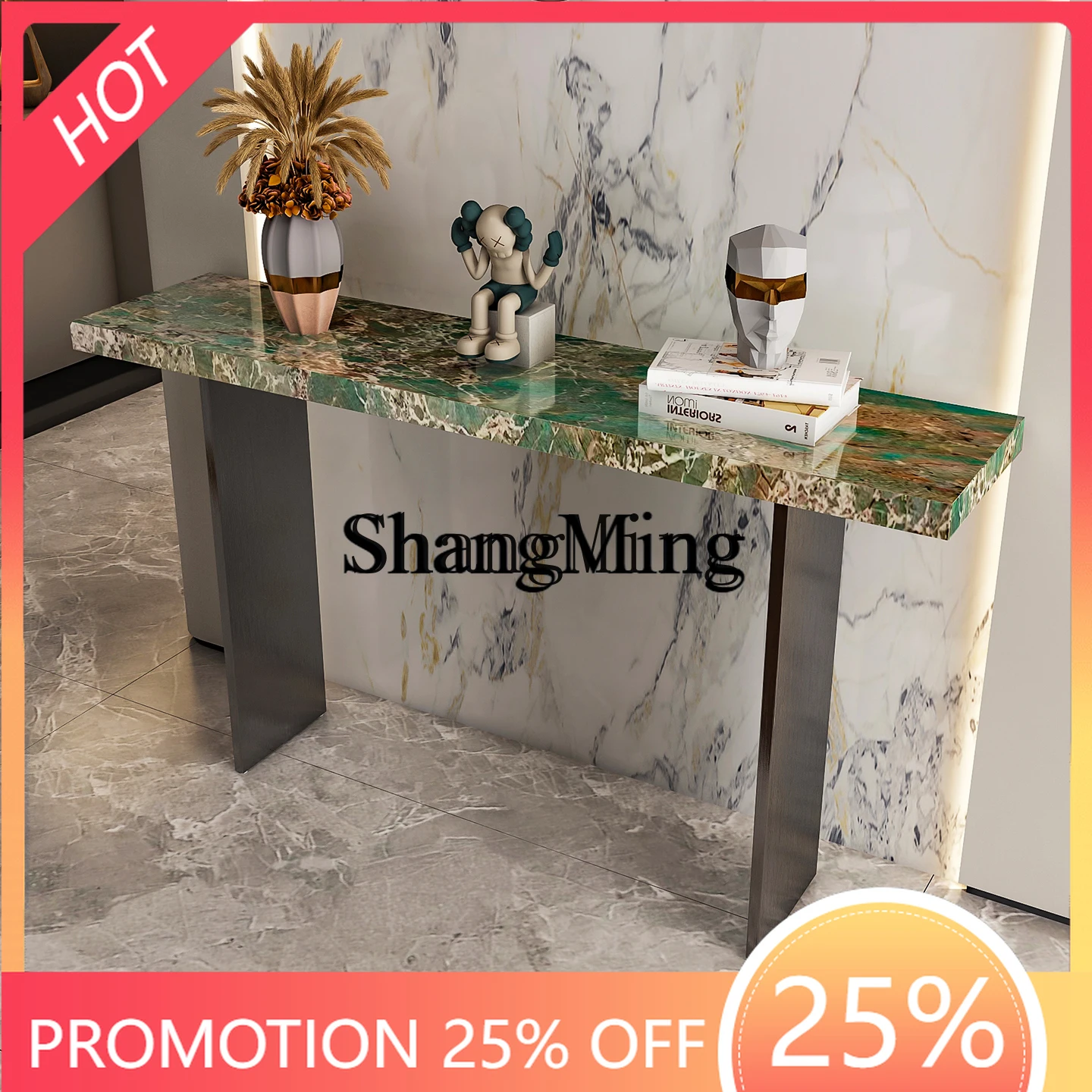 FG good-looking  light luxury long narrow table entrance entrance table simple modern living room corridor long table