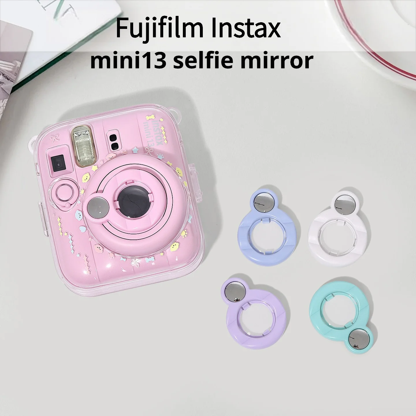Geeignet für Fujifilm Instax Mini 13 Kamera, Selfie-Spiegel, Fotografie-Werkzeug, Hilfsmittel für Selfie-Aufnahmen, spezielles Zubehör, Filter.