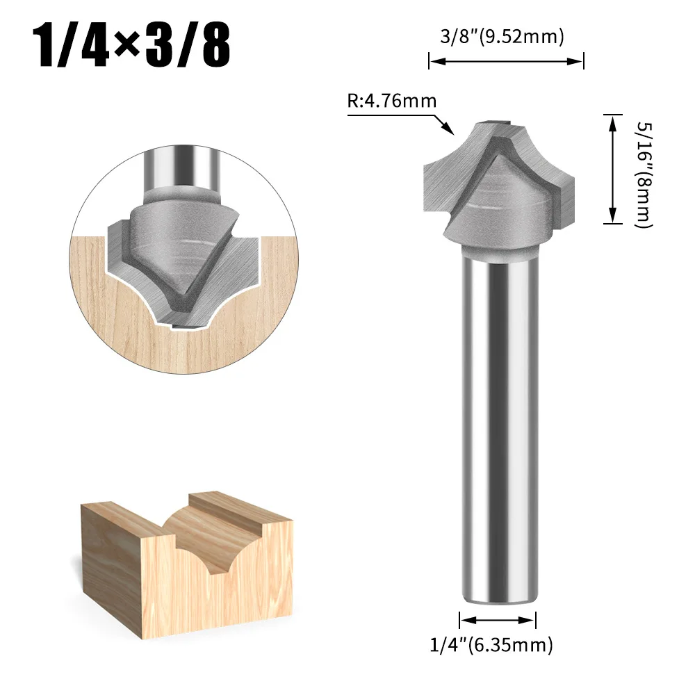 

1/4R Knife Woodworking Open Engraving Knife Slotting Knife Lace Knife Engraving Machine Double R Woodworking Knife