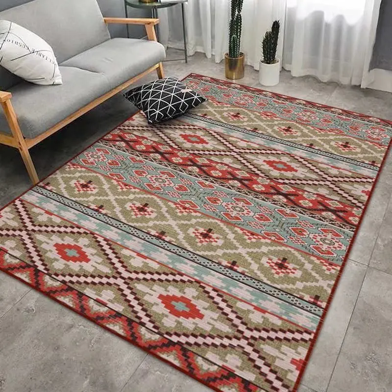 Moroccoan Style Carpet Decor Home Geometry Carpets Living Room Large Size Area Bedroom Rug Soft Washable Lounge Non-slip Mats