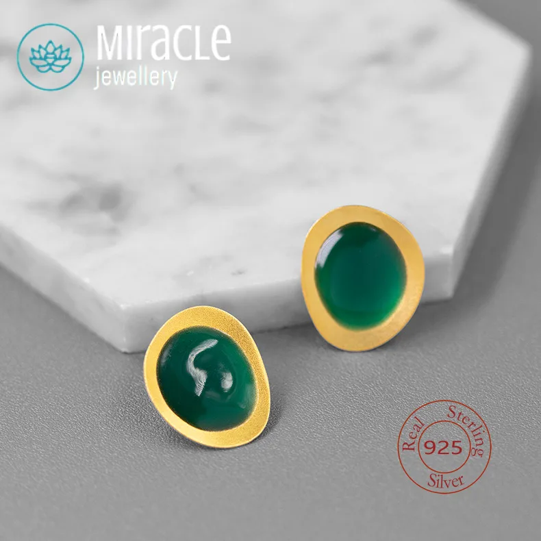 

Чудо-серьги из стерлингового серебра 925, оригинальное чистое серебро S925, элегантный нишевый дизайн, минималистичные повседневные серьги из смолы для подарка на день рождения