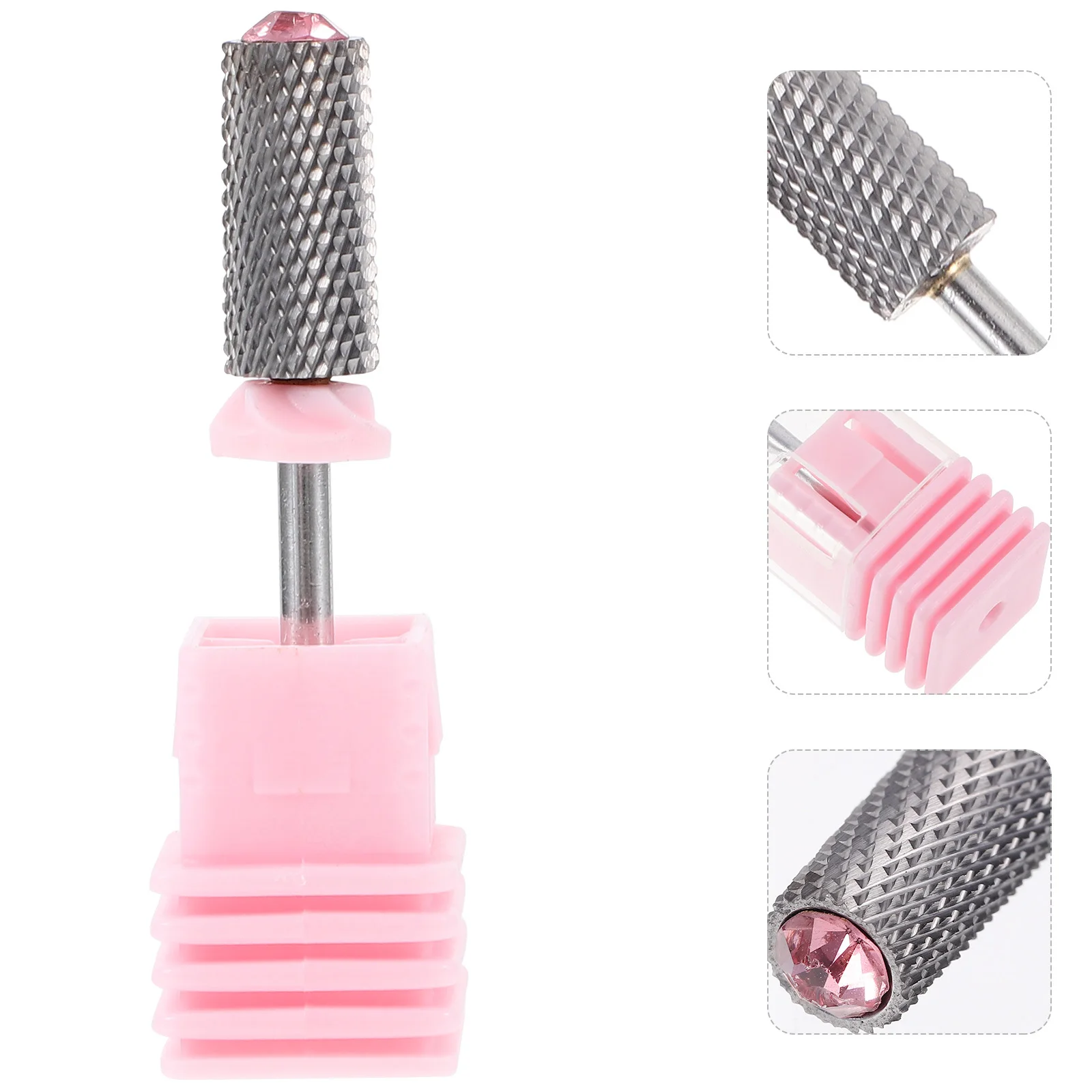 Prego broca de metal moagem resistente manicure cutícula removedor acrílico prego broca eficiente gel polonês remoção para casa salão de beleza