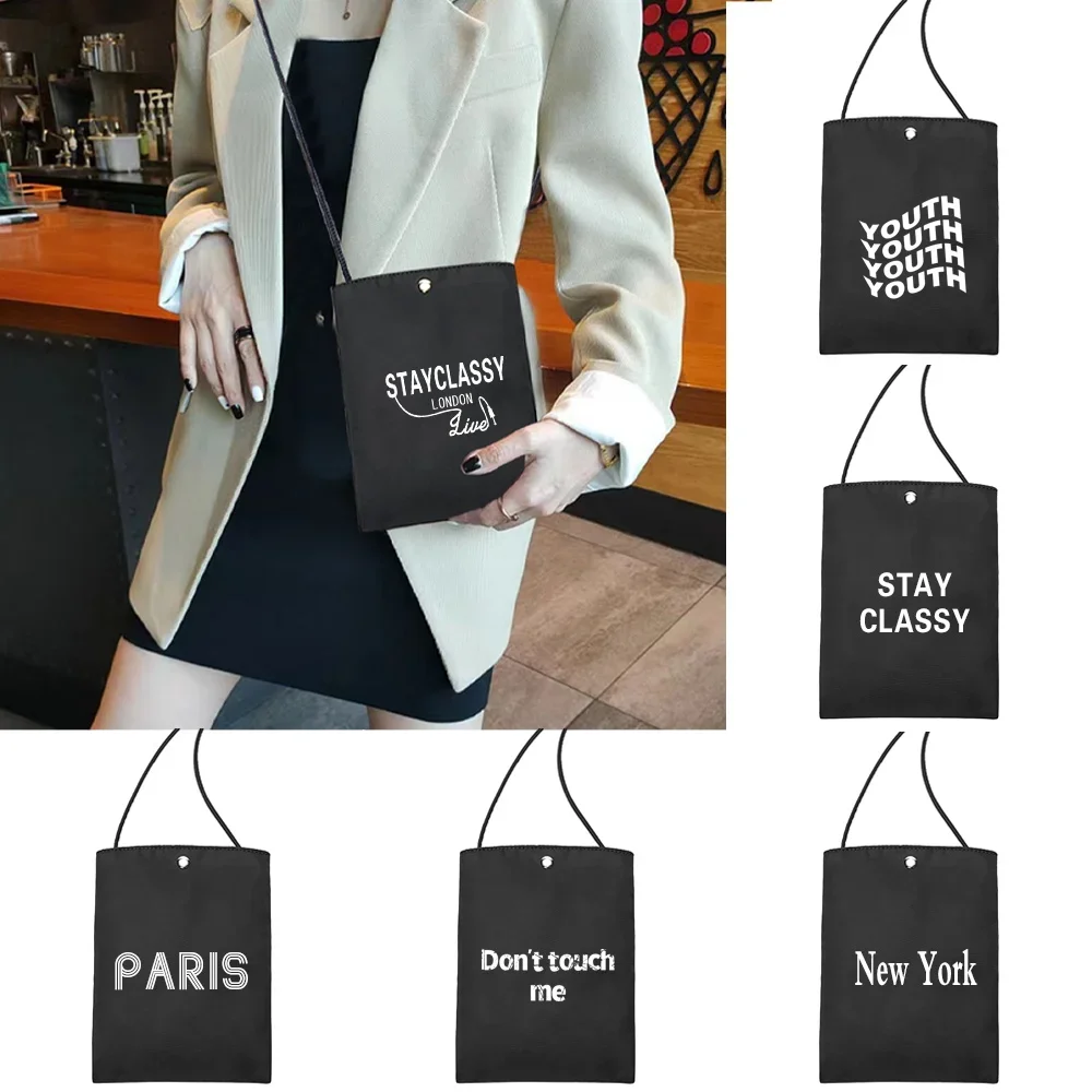 Handbag Mobile Phone Bags Walls Letter Series Purse Lady Wallet Shoulder Crossbody Pack Female Sport Wallet Small Mini Messenger