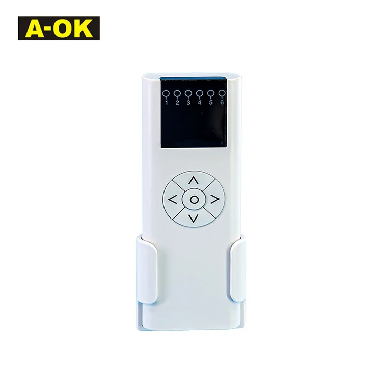

A-OK AC114-06 Пульт дистанционного управления шторным двигателем 433,92 Аксессуары для трубчатого двигателя AOK