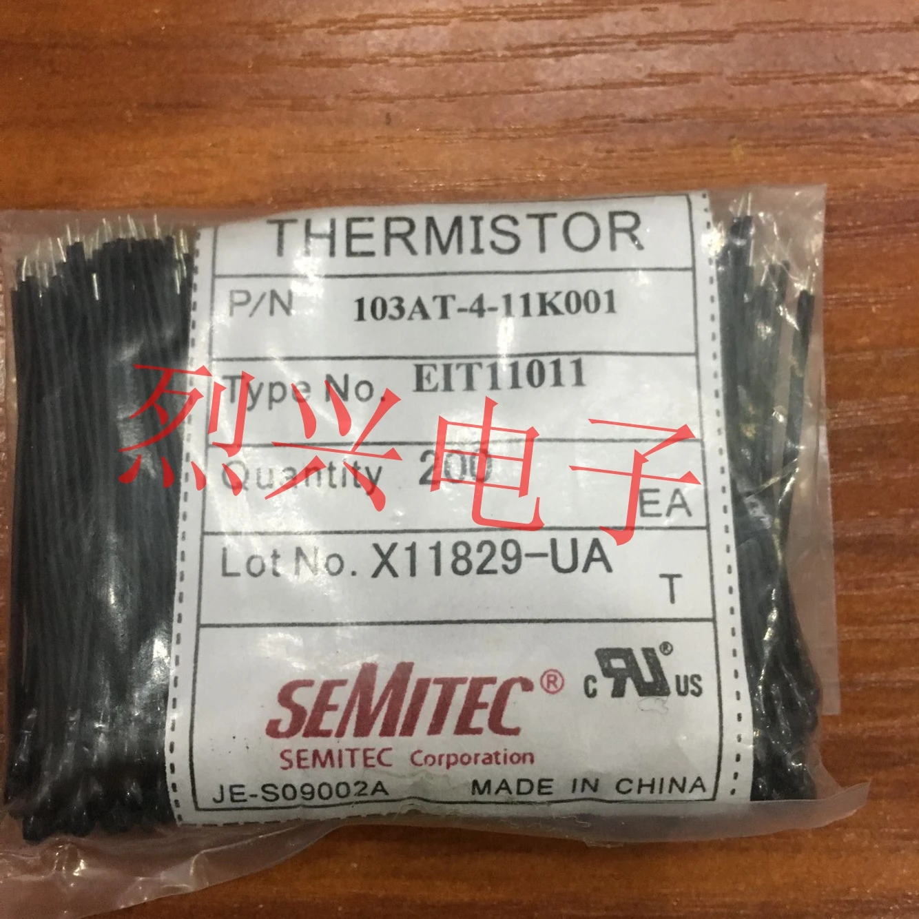 

100 шт./SEMITEC термистор 103AT-4-11K001 10K точность 1% длина линии 4 см
