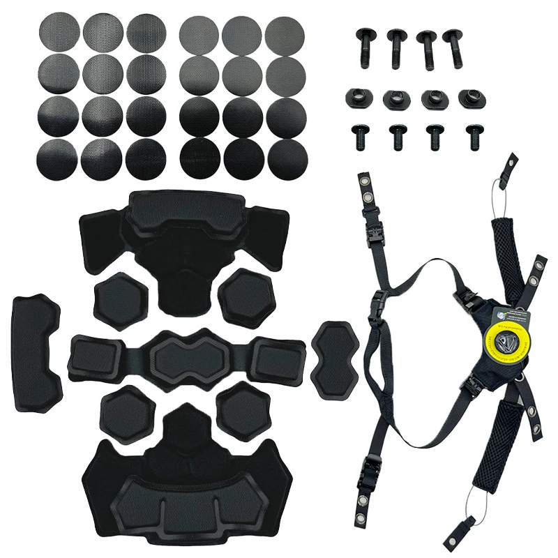 Fourth Generation Wendy Helmet Suspension System Helmet Lanyard FAST MICH Outdoor Hunting BK/DE/RG Helmet Accessores