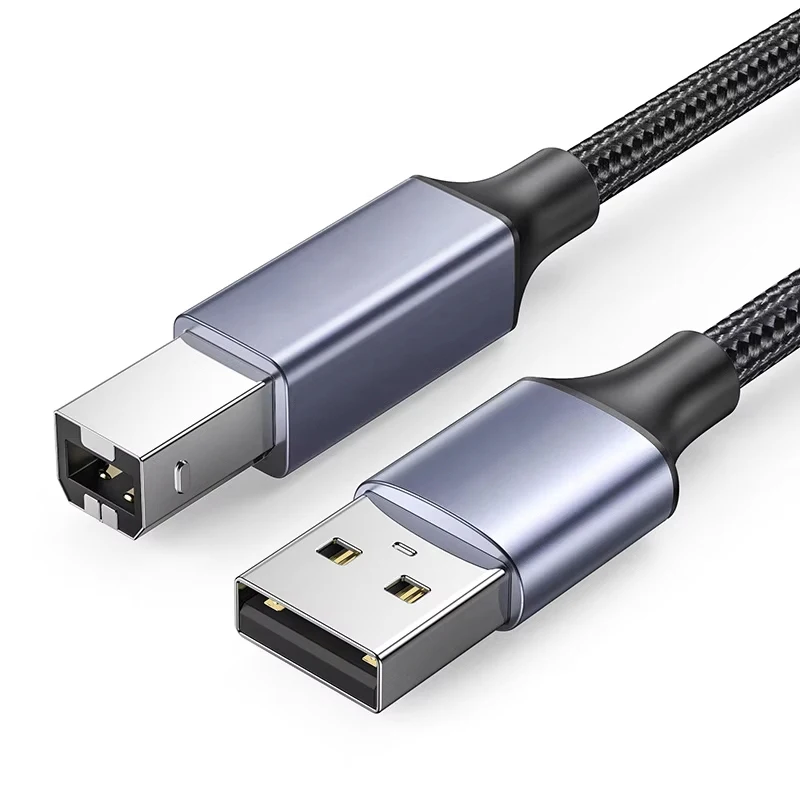 USB A Type C to USB B 2.0 Printer Cable High Speed Cable for HP Canon Brother Epson Dell Printer Fax Machine Scanner Type C Cord