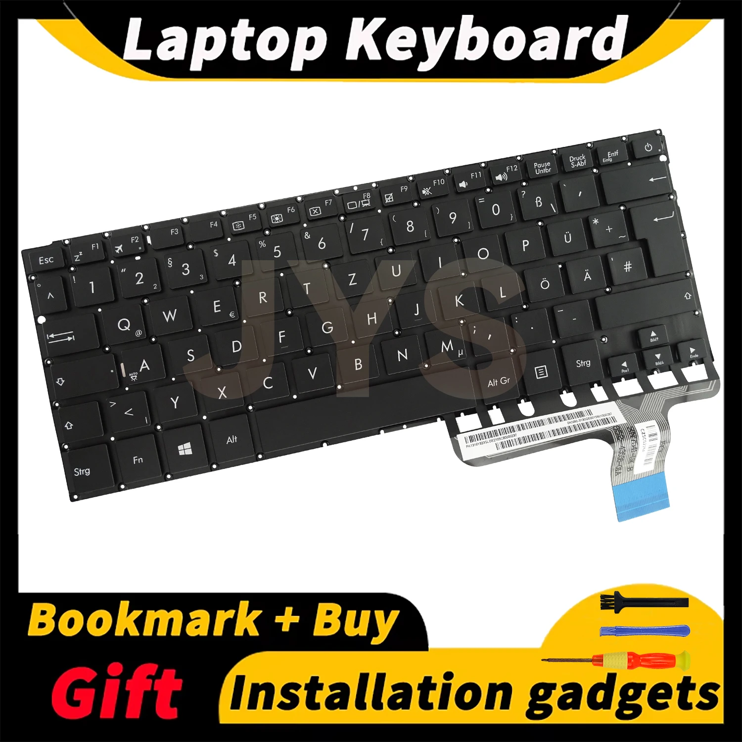 Suitable for ASUS Zenbook UX305 UX305LA UX305UA laptop to replace keyboard with backlit US layout