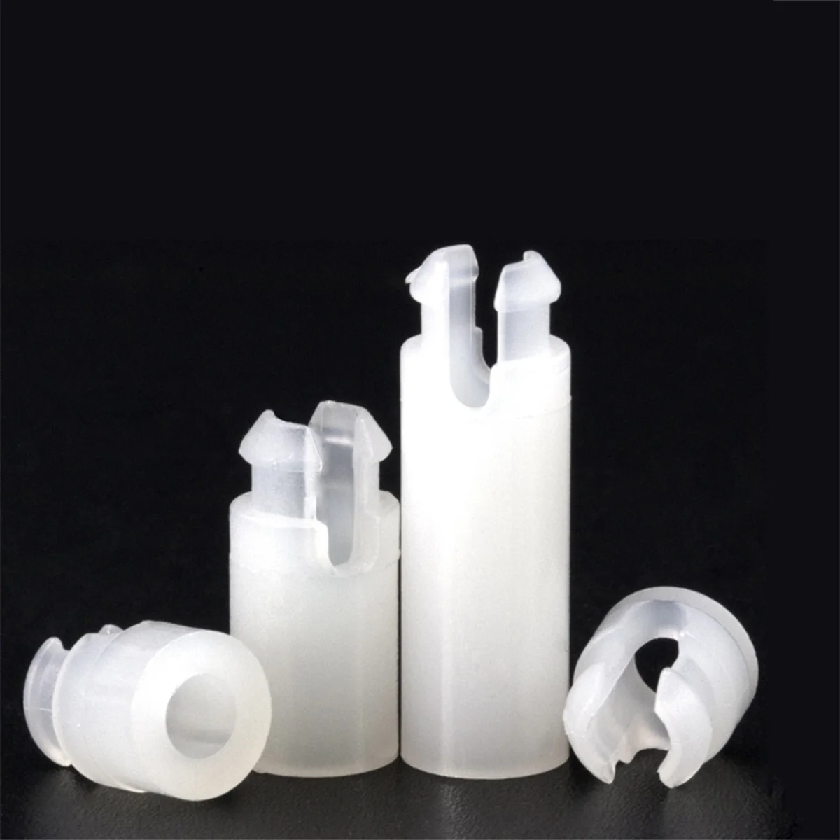 PC Board Flat Bottom Spacing Column Circuit Board Bracket Nylon Plastic Buckle Type Raised Column